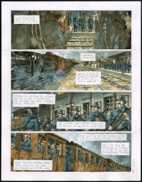 Planche couleur, Notre Mère la Guerre, Troisième Complainte (T.3),  Maël