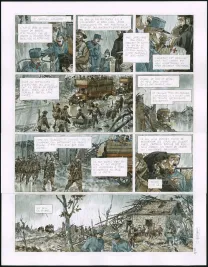 Planche couleur, Notre Mère la Guerre, Troisième Complainte (T.3),  Maël