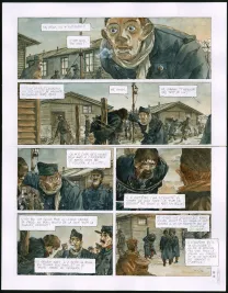 Planche couleur, Notre Mère la Guerre, Requiem (T.4),  Maël