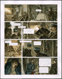 Planche couleur, Notre Mère la Guerre, Requiem (T.4),  Maël