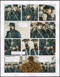 Planche couleur, Notre Mère la Guerre, Requiem (T.4),  Maël