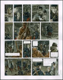 Planche couleur, Notre Mère la Guerre, Requiem (T.4),  Maël