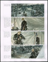 Planche couleur, Notre Mère la Guerre, Requiem (T.4),  Maël