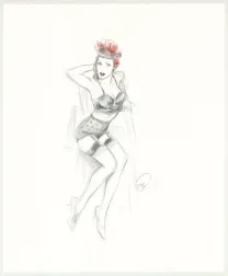Illustration couleur, Pin-up Art, Maly Siri
