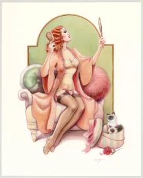 Illustration couleur, Pin-up Art, Maly Siri