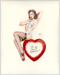 Illustration couleur, Pin-up Art, Maly Siri