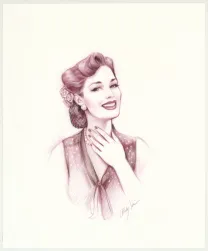 Illustration couleur, Pin-up Art, Maly Siri