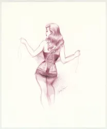 Illustration couleur, Pin-up Art, Maly Siri