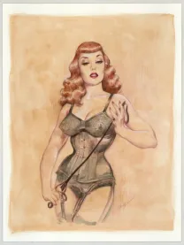 Illustration couleur, Pin-up Art, Maly Siri
