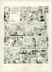 Planche noir et blanc, Durango, Les Chiens meurent en hiver (T.1), Yves Swolfs