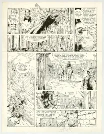 Planche noir et blanc, Durango, L'Or de Duncan (T.9), Yves Swolfs