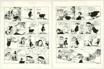 Black and white original page, Le Génie des alpages , Tonnerre et mille saborts (T.7),  F'murr