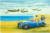 Colored illustration, Franz Zumstein
