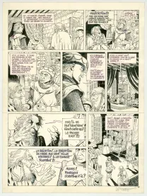 Black and white original page, Balade au bout du monde, Le Bâtard (T.3), Laurent Vicomte