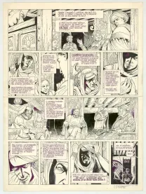 Black and white original page, Balade au bout du monde, Le Bâtard (T.3), Laurent Vicomte