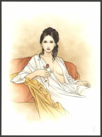Illustration couleur, Victor Hugo, aux Frontières de l'Exil, Laurent Paturaud