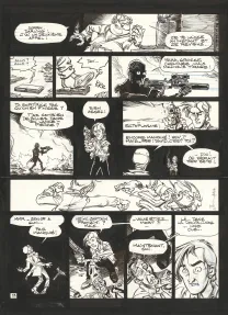 Planche noir et blanc, Soda, Résurrection (T.13),  Dan