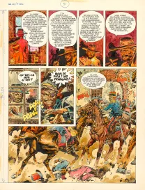 Colored original page, Mac Coy, Un Nommé Mac Coy (T.2), Antonio Hernandez Palacios