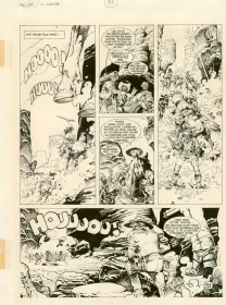 Planche noir et blanc, Mac Coy, Le Triomphe de Mac Coy (T.4), Antonio Hernandez Palacios