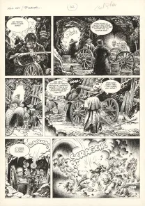 Planche noir et blanc, Mac Coy, Les Collines de la peur (T.13), Antonio Hernandez Palacios