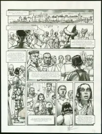 Planche noir et blanc, Jeanne D'Arc, Ignacio Noé