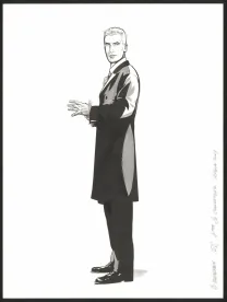 Illustration noir et blanc, I.R.$., Bernard Vrancken