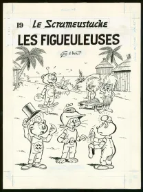 Couverture, Le Scrameustache, Les Figueuleuses (T.19), Roland Gos
