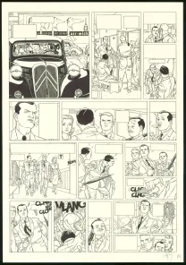 Planche noir et blanc, Kaplan & Masson, Il faut sauver Hitler (T.2), Jean-Christophe Thibert