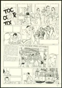 Planche noir et blanc, Kaplan & Masson, Il faut sauver Hitler (T.2), Jean-Christophe Thibert