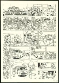 Planche noir et blanc, Kaplan & Masson, Il faut sauver Hitler (T.2), Jean-Christophe Thibert