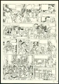 Planche noir et blanc, Kaplan & Masson, Il faut sauver Hitler (T.2), Jean-Christophe Thibert