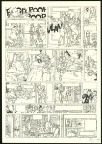 Planche noir et blanc, Kaplan & Masson, Il faut sauver Hitler (T.2), Jean-Christophe Thibert