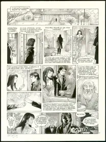 Colored original page, Niklos Koda, No Song (T.13), Olivier Grenson