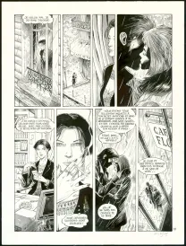 Planche noir et blanc, Niklos Koda, Le Dernier masque (T.15), Olivier Grenson