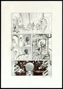 Planche noir et blanc, Infinity 8, Guérilla symbolique (T.4), Martin Trystram