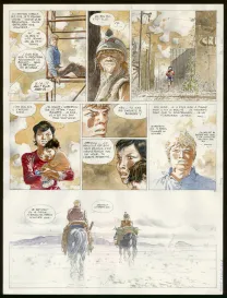 Planche couleur, Jeremiah, Zone Frontière (T.19),  Hermann