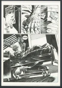 Black and white original page, Millenium, Josep Homs