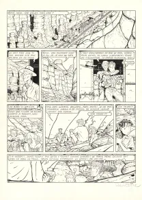 Planche noir et blanc, Adler, Black Bounty (T.5), René Sterne