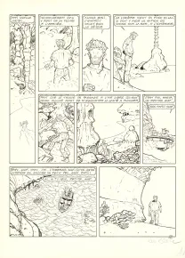 Planche noir et blanc, Adler, Black Bounty (T.5), René Sterne