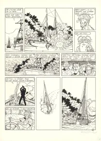 Planche noir et blanc, Adler, Black Bounty (T.5), René Sterne