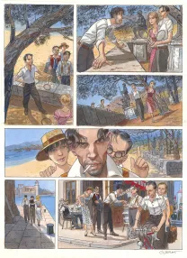 Planche couleur, Mattéo, Troisième Époque (août 1936) (T.3), Jean-Pierre Gibrat