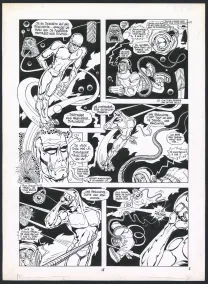 Black and white original page, Rhââ Lovely, Tome 3 (T.3), Marcel Gotlib