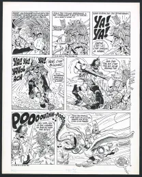 Planche noir et blanc, Rhâ-Gnagna, Tome 1 (T.1), Marcel Gotlib