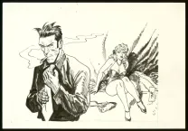 Illustration noir et blanc, Jordi Bernet