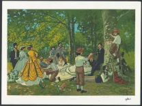 Colored original page, Monet, nomade de la lumière ,  Efa