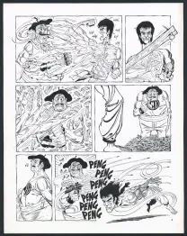 Black and white original page, Rhâ-Gnagna, Tome Deux (T.2), Marcel Gotlib