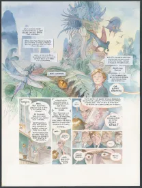 Colored original page, Le Château des étoiles, INT.I - 1869 : La Conquête de l'espace (Vol. 1) (T.1), Alex Alice