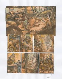 Planche couleur, On Mars, Un Monde nouveau (T.1),  Grun