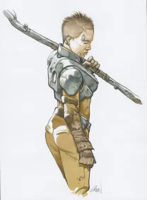 Colored illustration, On Mars, Un Monde nouveau (T.1),  Grun