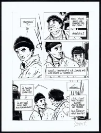 Planche noir et blanc, Tout seul, Christophe Chabouté
